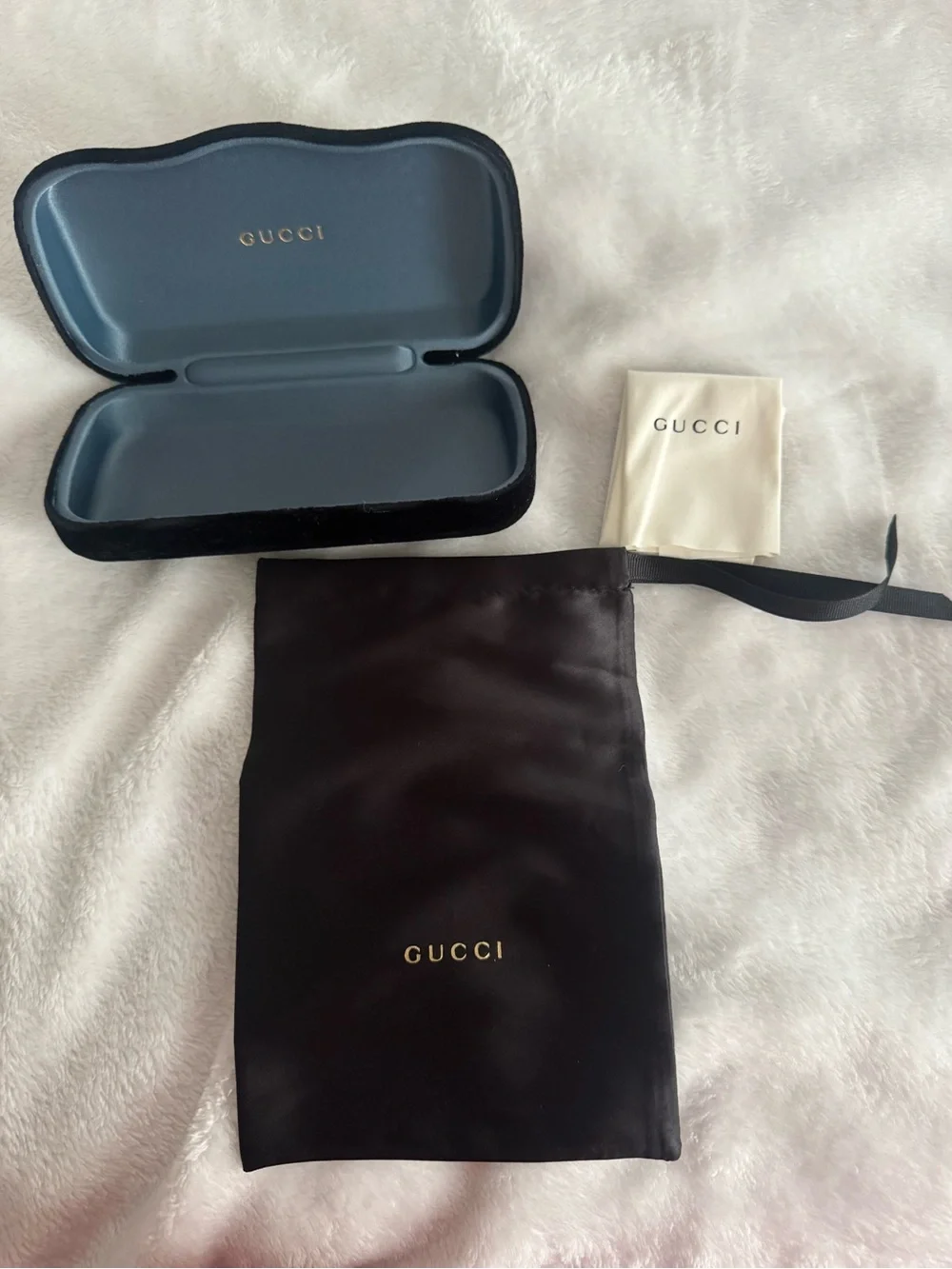 Gucci Gold Metal Aviator Sunglasses with Dark Lenses